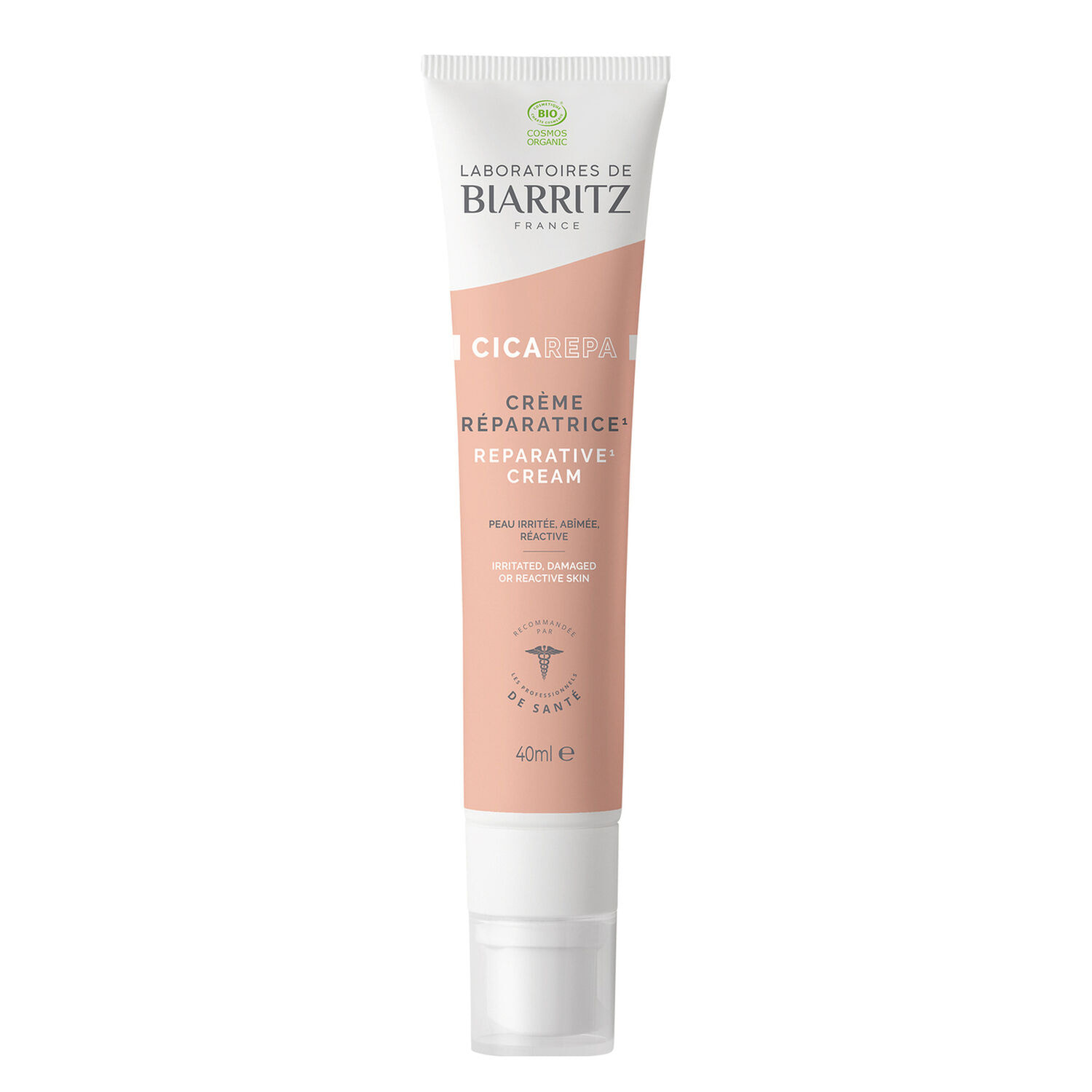 Cicarepa - Crème Réparatrice pour Peau Irritée, Abimée et Réactive Bio