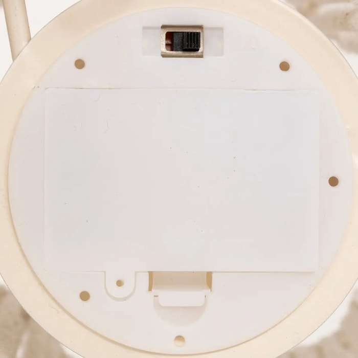 Lampe LED batterie Oda blanc H17cm