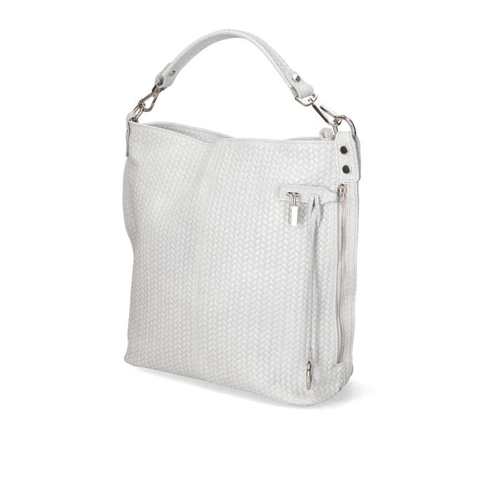 Borsa a spalla da Donna Elga in Vera Pelle Made in Italy 35x45x15 cm