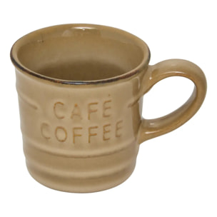 Tasse à café beige 8cl