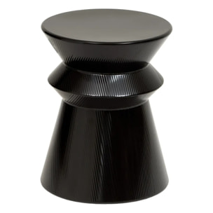Table d'appoint Maya ronde D.35,5cm noir