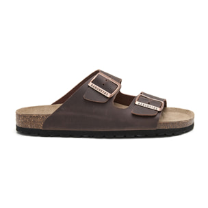 SANDALIA BABUNKERS MARRON