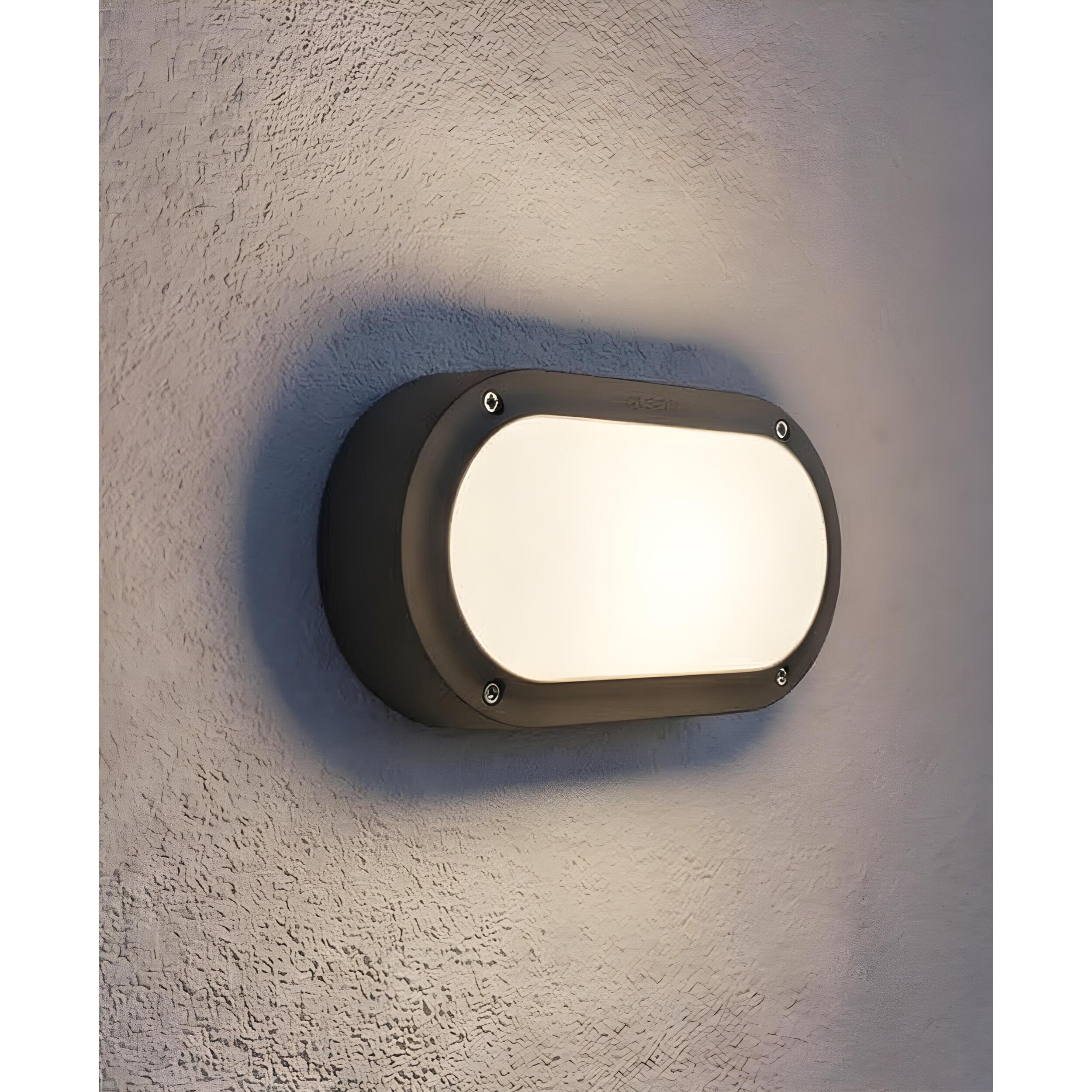 LEDS C4 Aplique Ip66 Basic Led 6.7W Sw 2700-3200-4000K On-Off Gris Urbano 721Lm