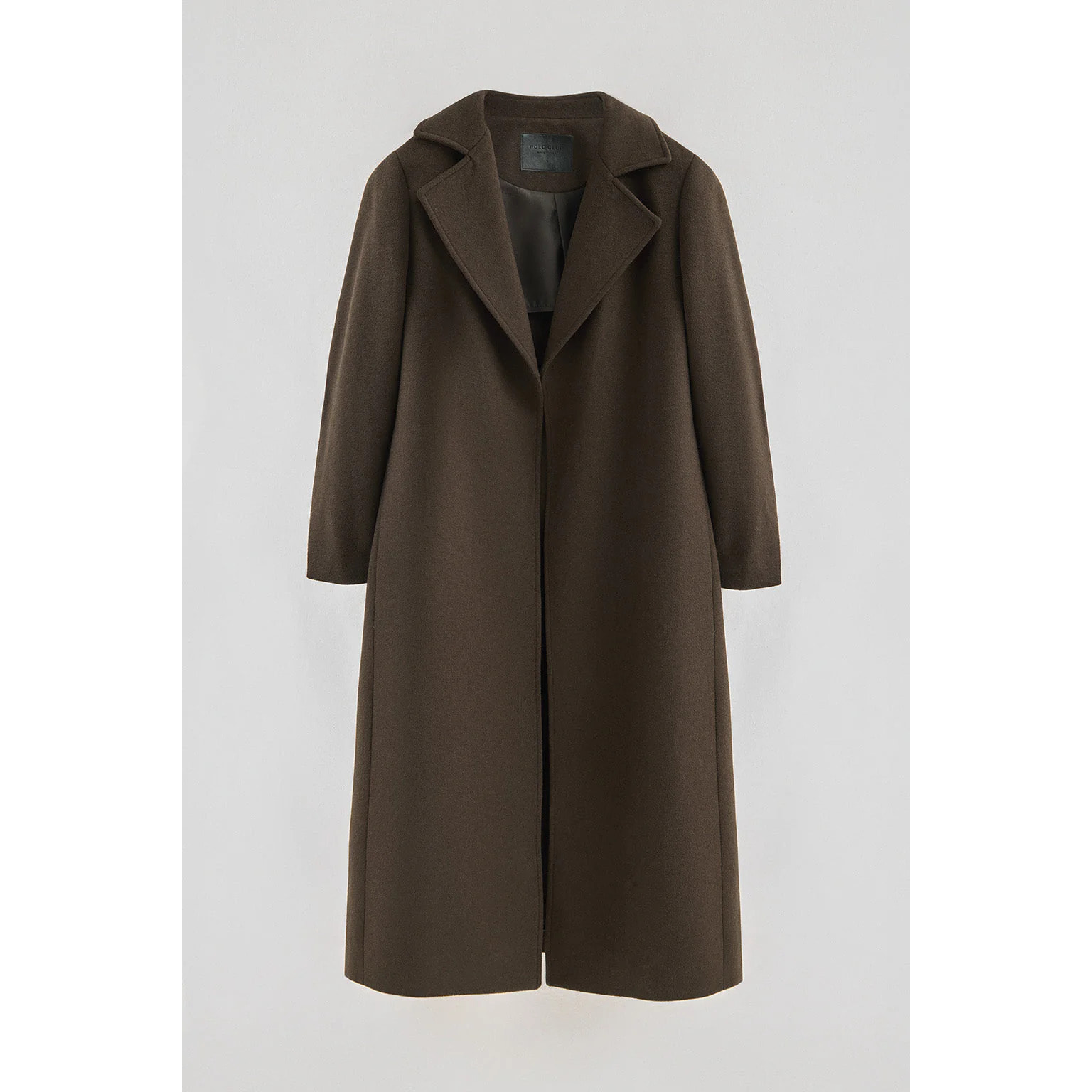 Giaccone Camila Coat marrone scuro con logo Polo Club
