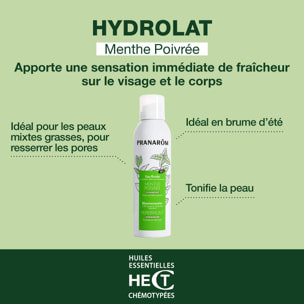 Pranarom - Hydrolat de Menthe poivrée - Bio - 150 ml