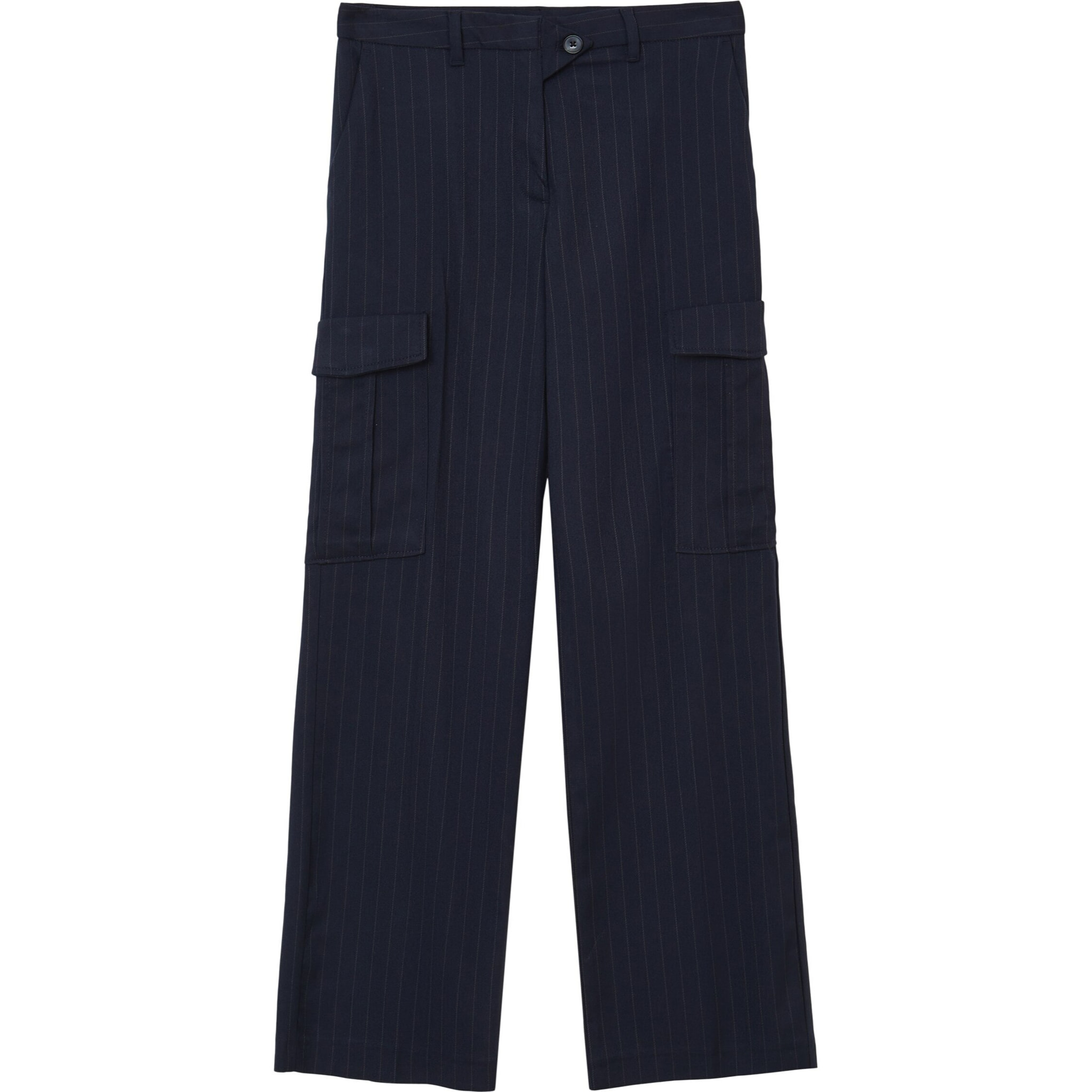 Pantalone palazzo cargo gessato