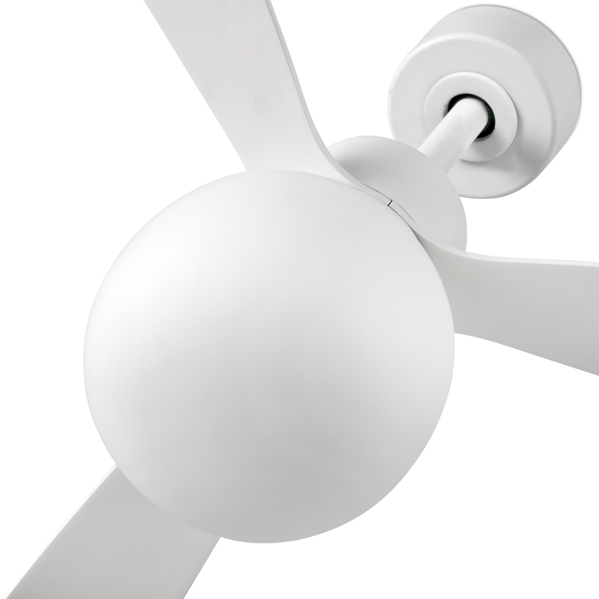 AMELIA L BALL LED Ventilador blanco