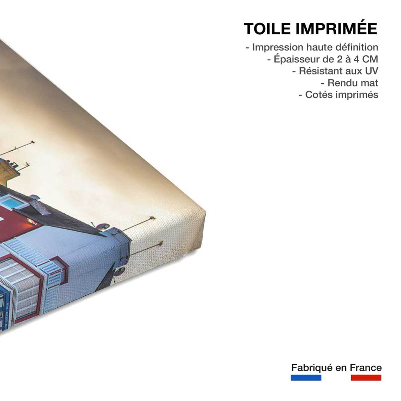 Tableau la ria de sauzon Toile imprimée