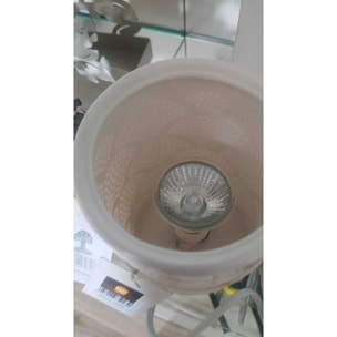 Bruciaessenze in ceramica gufo con spina cmø9,5h13,5