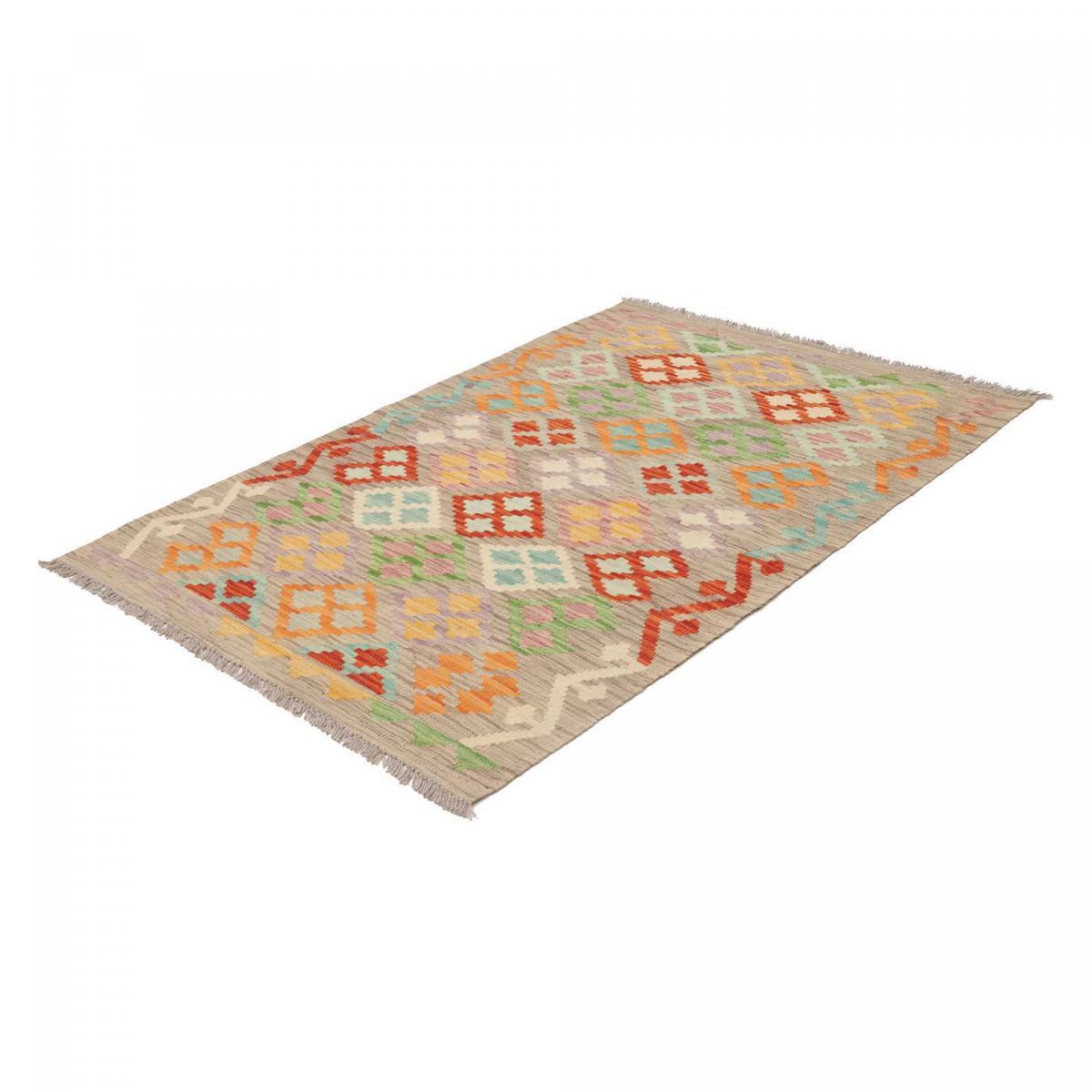Tapis kilim géométrique, tissé plat en laine, OVEBESI