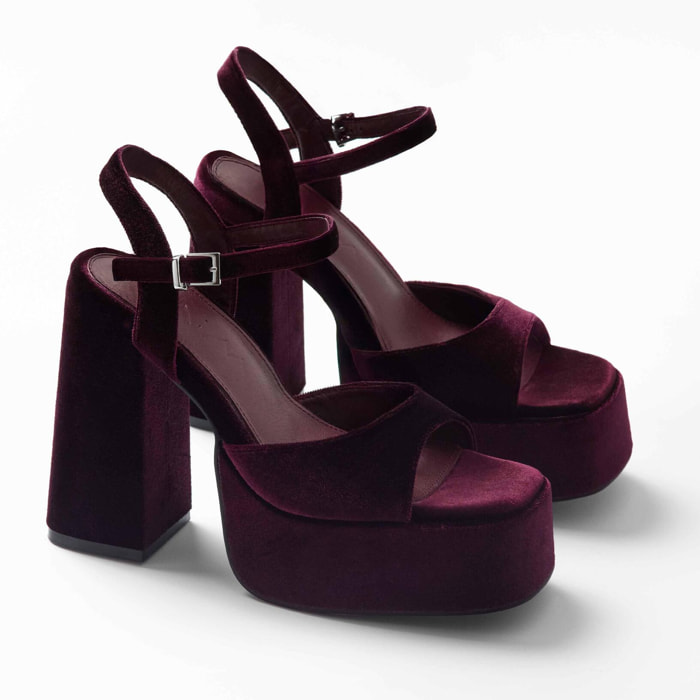 Sandalia de tacón DOMINIC 12 cm