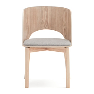 Silla Dam natural claro 2P/Caja