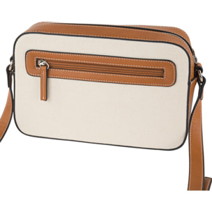 Bolso Bandolera Mujer Sint/Pu Cimarron Maddie Beige