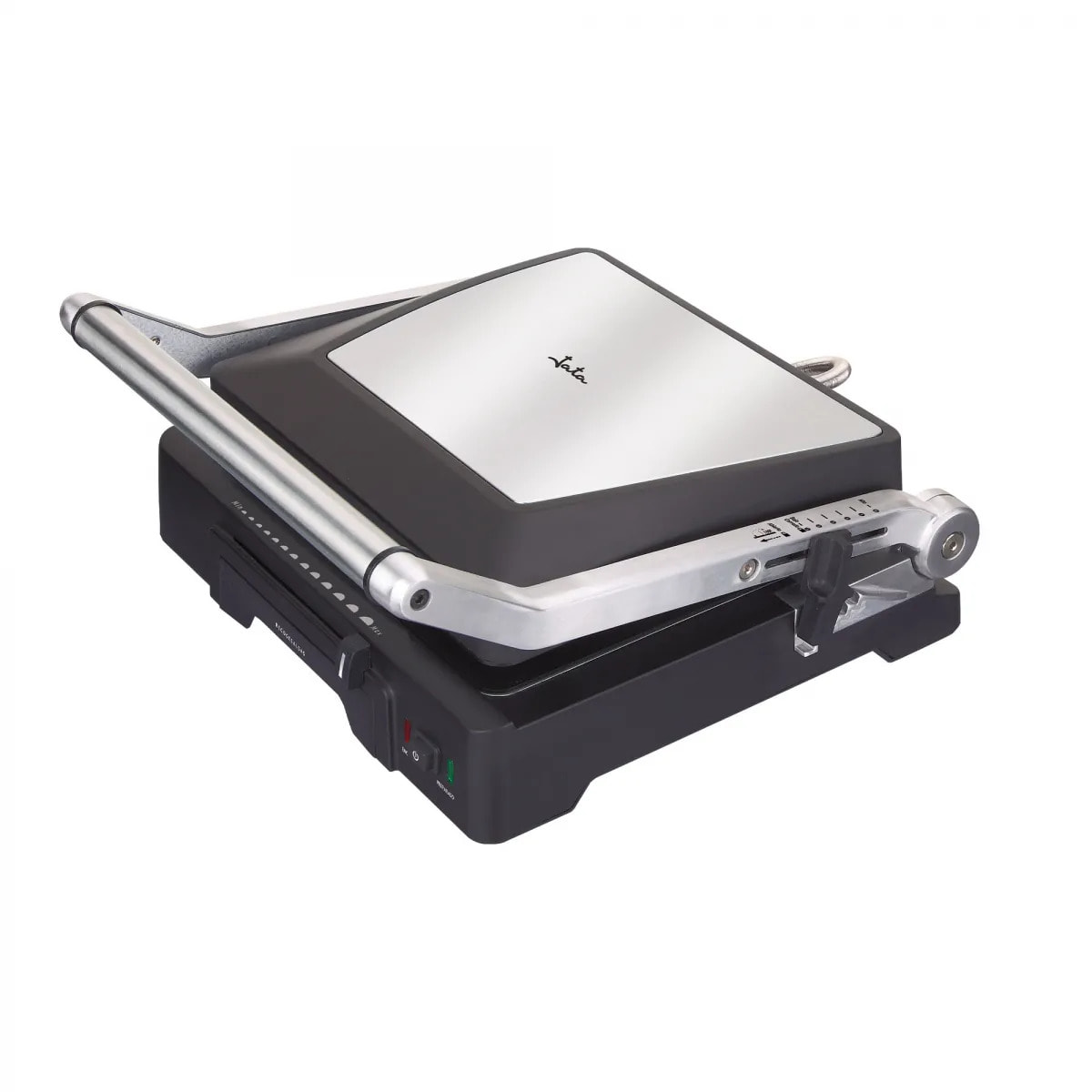 Parrilla eléctrica grill JATA GR1100 con placas mixtas (27,5 x 24 cm) antiadherentes. 2000 W