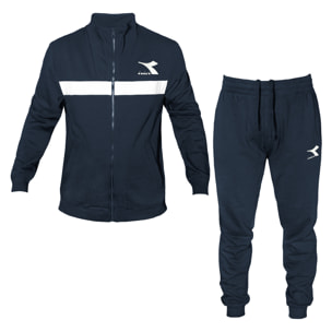 Tuta Uomo DIADORA Cotone Felpato Zip 3 Colori Art.178676