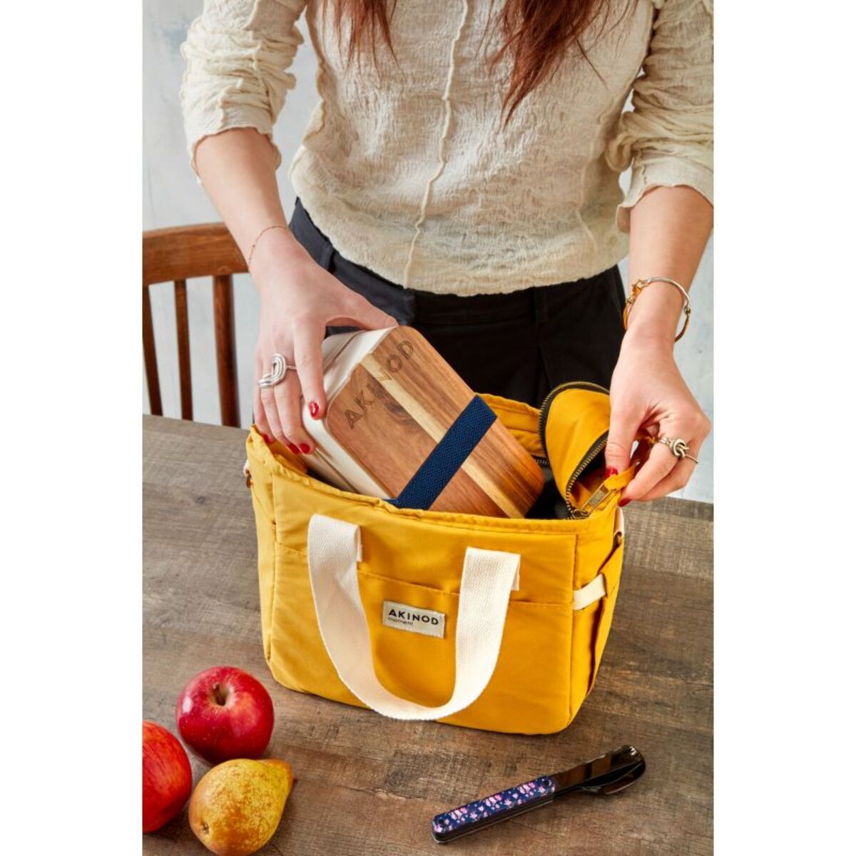 Lunch bag AKINOD 8h17 Moutarde