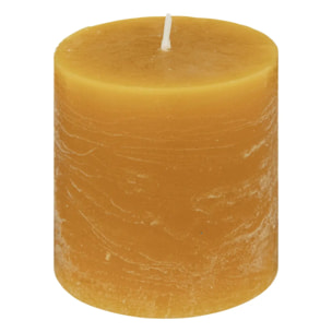 Bougie rustique jaune 220g