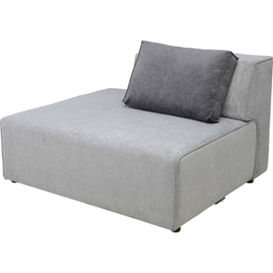 Méridienne canapé Infinity gris Kare Design