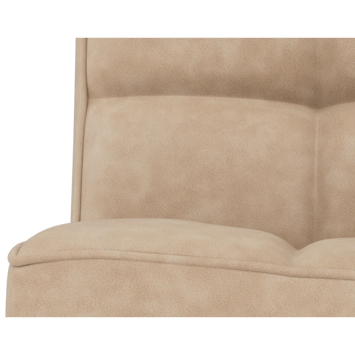 Alya - module d'angle en simili - Beige