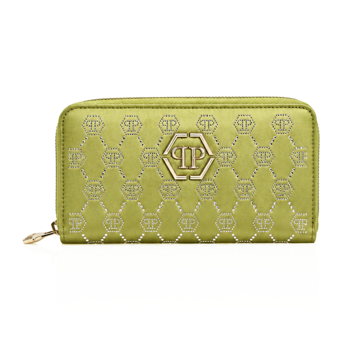 PHILIPP PLEIN Portafoglio con zip perimetrale