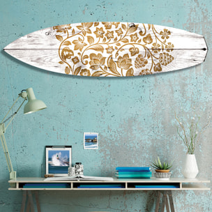 Planche de surf décorative fleurs Tableau alu Dibond