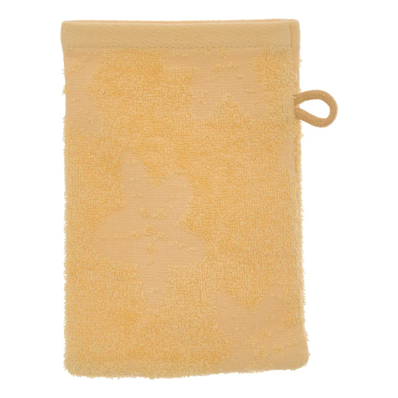 Set Cape et Gant de bain Enfant Orta 92x50 cm Jaune