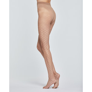 COLLANT IN RETE GRANDE ELASTICIZZATO