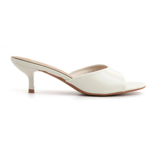 Sabot con tacco a stiletto - BEIGE