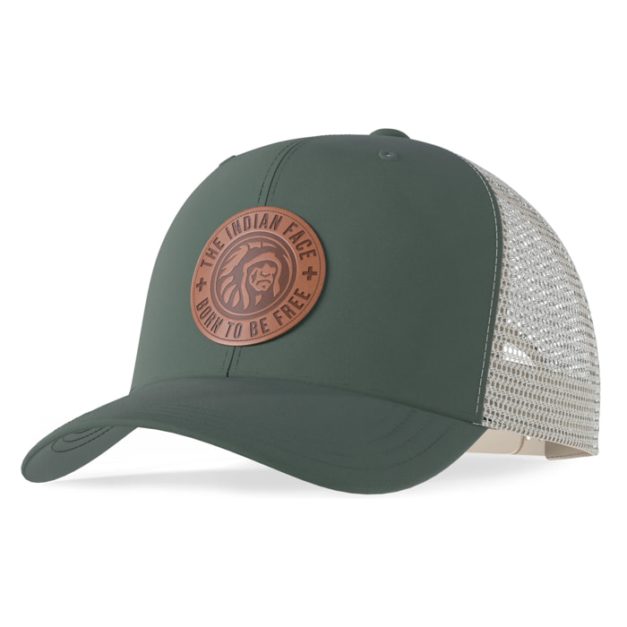 Gorras The Indian Face Born to be Free Green / Beige