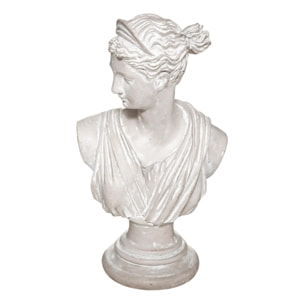 Statuette "Buste" - blanc - H30 cm