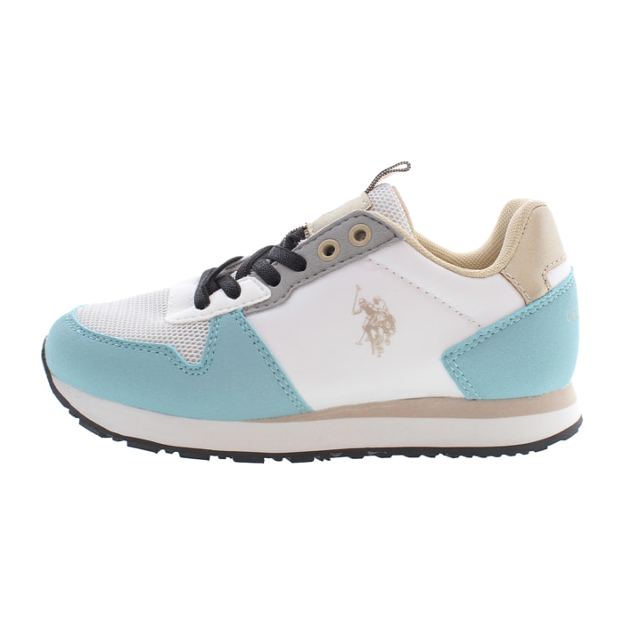 Sneakers U.S. Polo Assn White-Light Blue