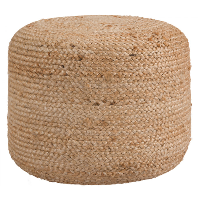 Pouf rond Katy en jute D40 cm