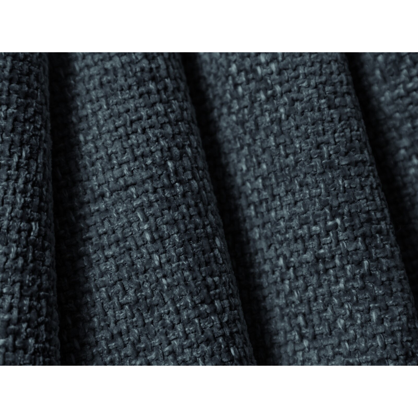 Canapé convertible avec coffre de rangement "Matera" 3 places en chenille bleu roi