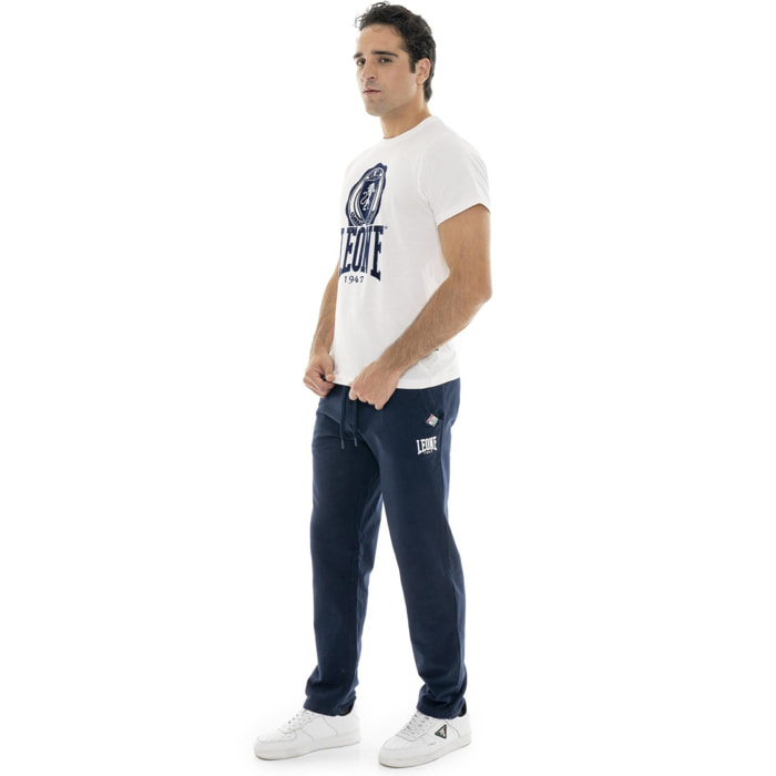 Pantalón de deporte de invierno para hombre sin puños con pequeño logo "Basic"