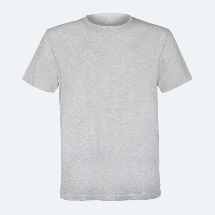 Camiseta MUNICH casual de algodón-viscosa gris