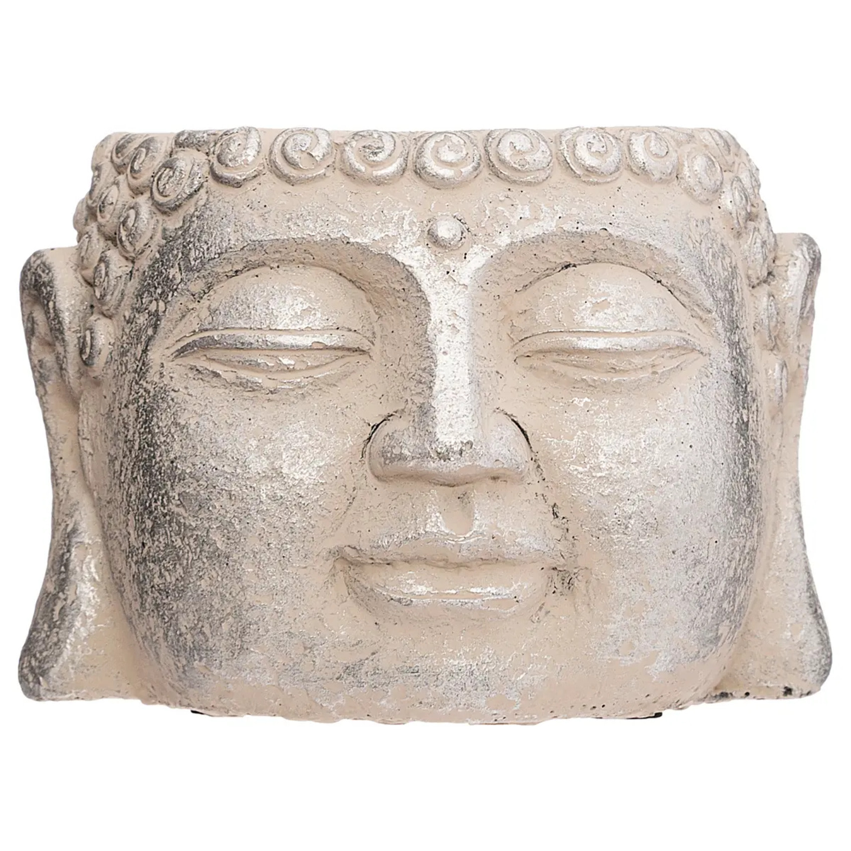 Pot "Bouddha" - ciment - H9 cm