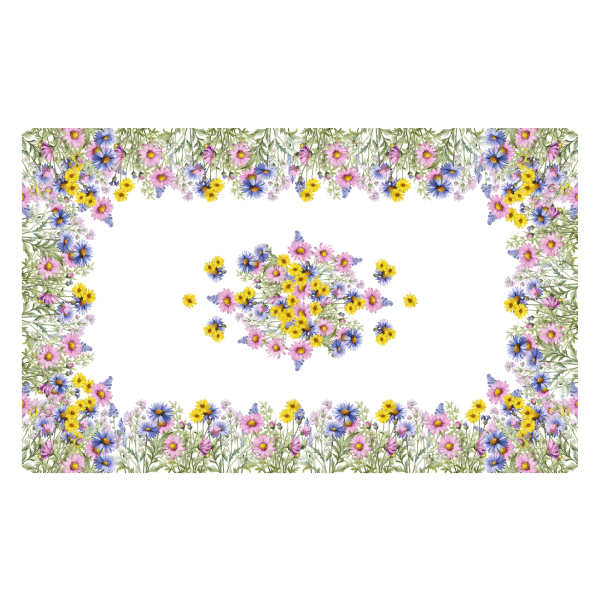 Tovaglia Copritavolo Cucina In Stampa Digitale Disegno Aiuola GI