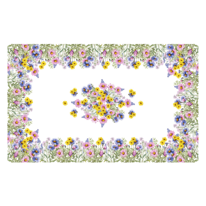 Tovaglia Copritavolo Cucina In Stampa Digitale Disegno Aiuola GI