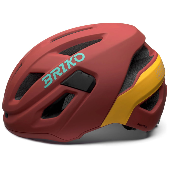 Caschi Briko Uomo Donna Marrone Aero Plus