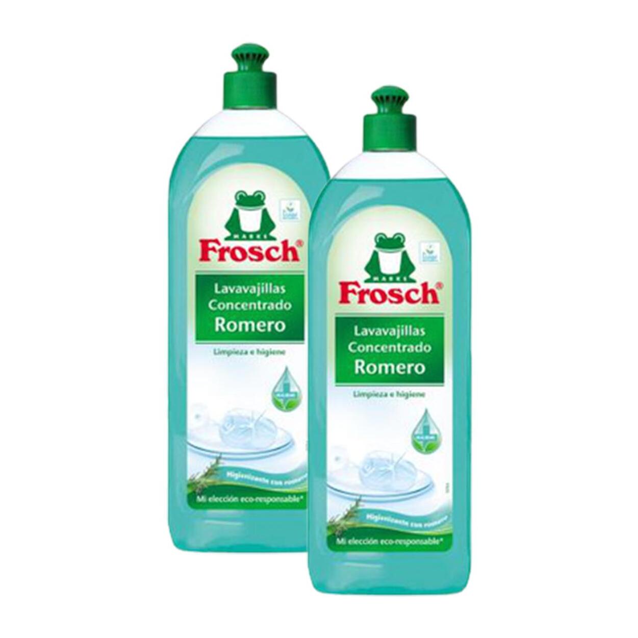 Pack 2 x 750 ml Lavavajillas romero Frosch