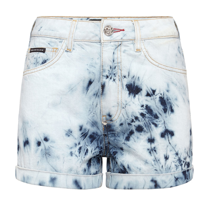 PHILIPP PLEIN Pantalones cortos vaqueros