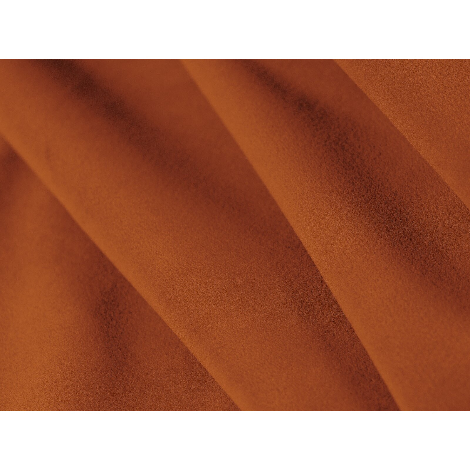 Canapé d'angle droit modulable "Sky" 4 places en velours terracotta