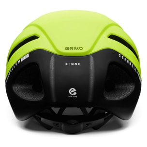 Caschi Briko Uomo Donna Verde E - One Led