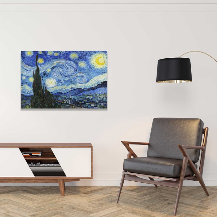 Tableau célèbre La Nuit Etoilée de Vincent Van Gogh Toile imprimée