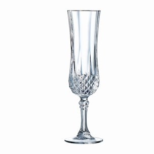 Ensemble 18 verres à pied Longchamp - Cristal d'Arques