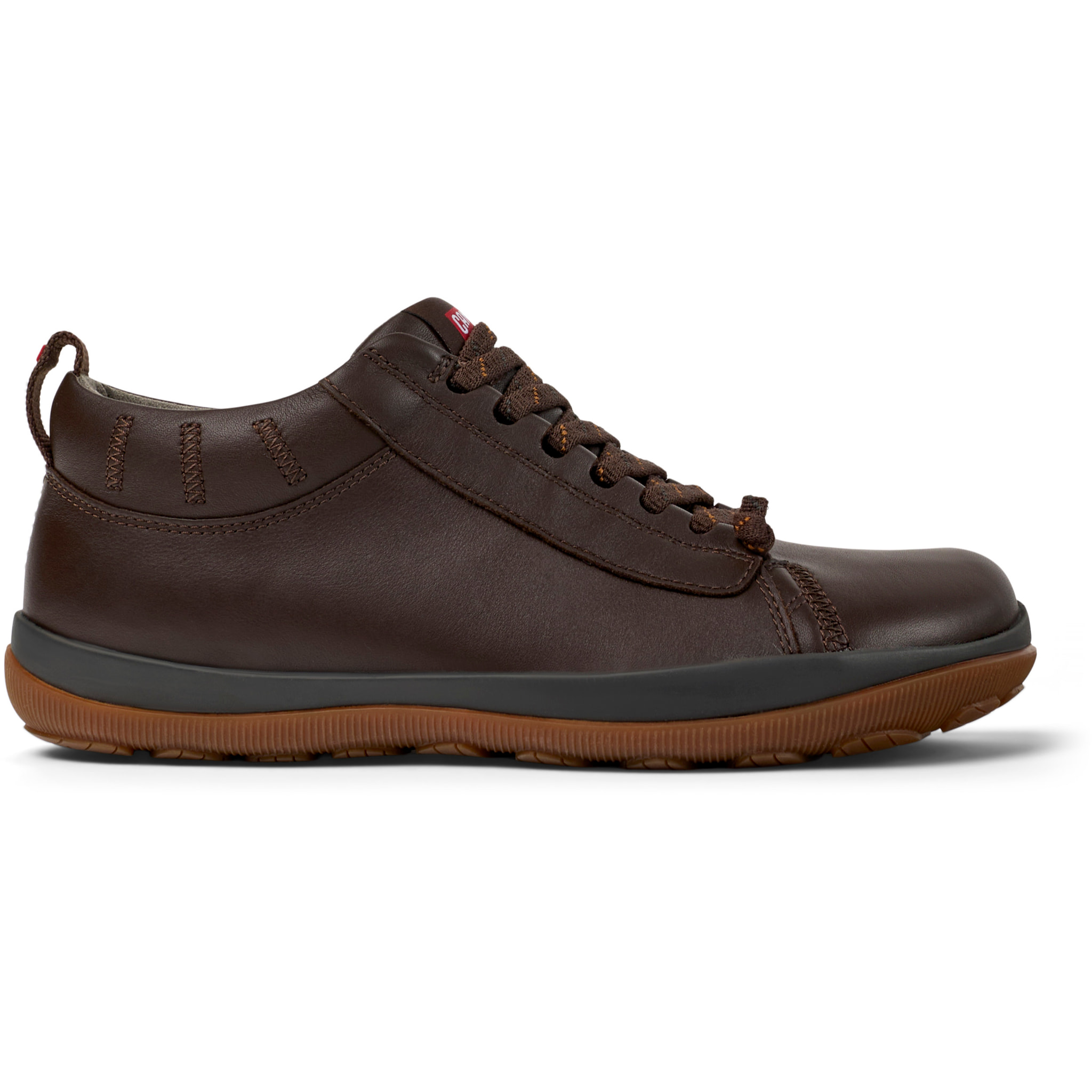 Botines - CAMPER Peu Pista GM - Marron - Cuero liso