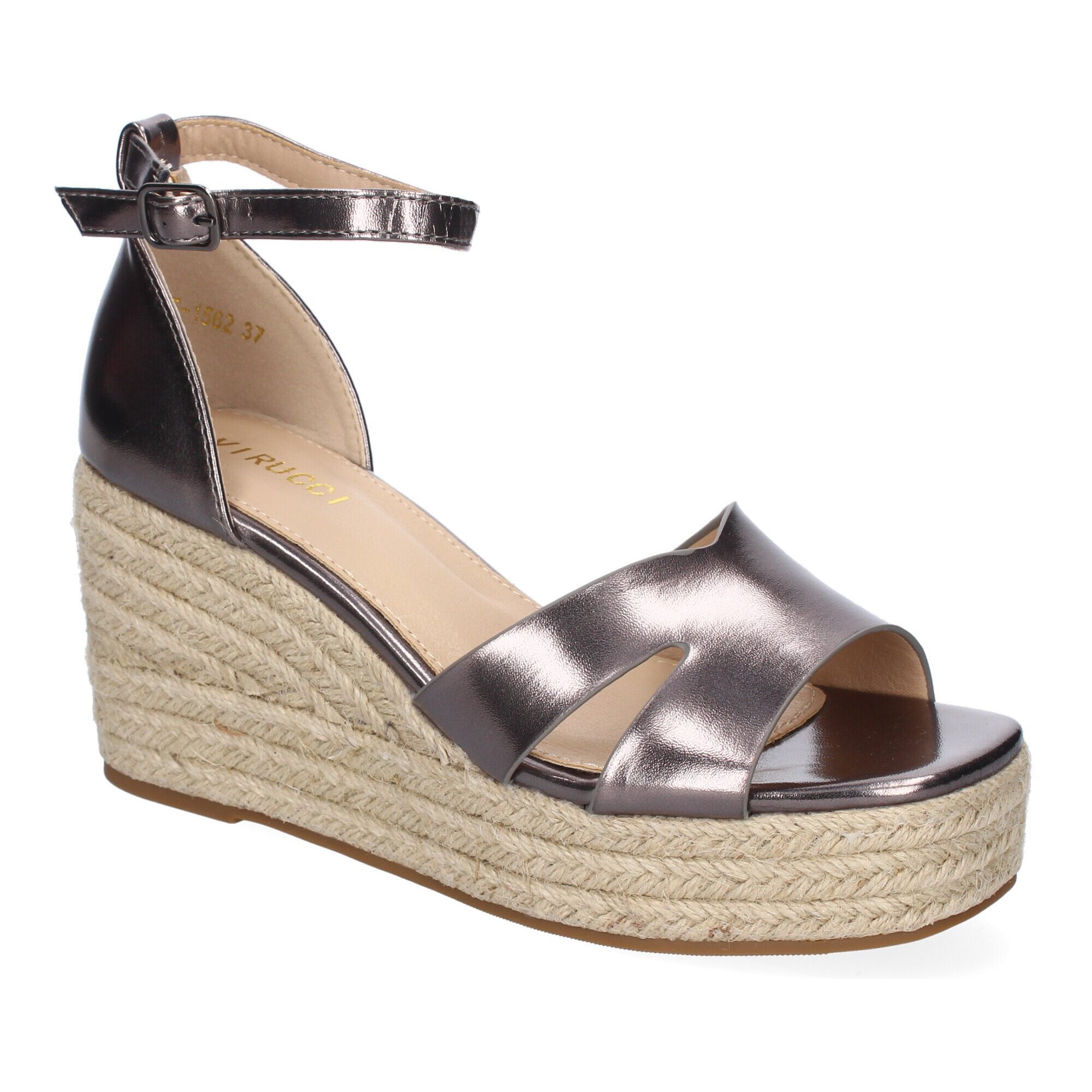 Sandalia de Cuña de Yute para Mujer, Comodo y Elegante, Diseño Moderno