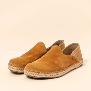 Zapatos N677 SILK SUEDE-COTTON TOFFEE / CAMPOS color Toffee