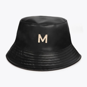 Cappello a Secchiello Effetto Pelle