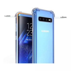 Coque Samsung Galaxy S10 anti-choc bords renforcés Souple transparente